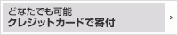 どなたでも可能クレジットカードで寄付